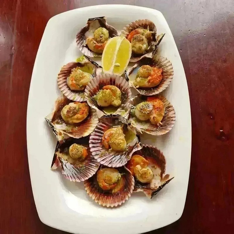 Zamburiñas a la Plancha